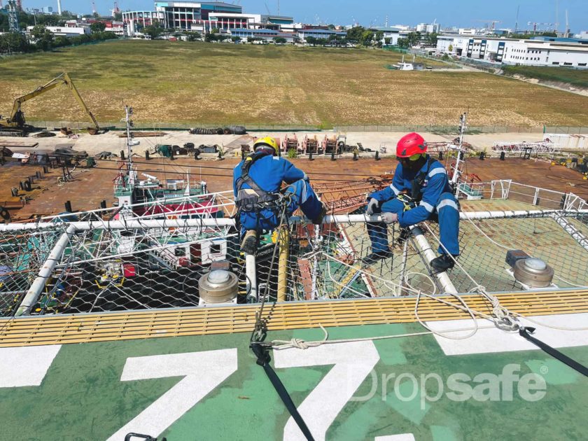 Dropsafe Helideck Perimeter Safety Net: Offshore Case Study
