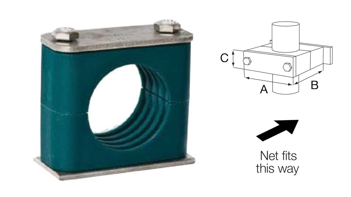Net for Pipe Clamp, SWL 10 kg / 22 lbs