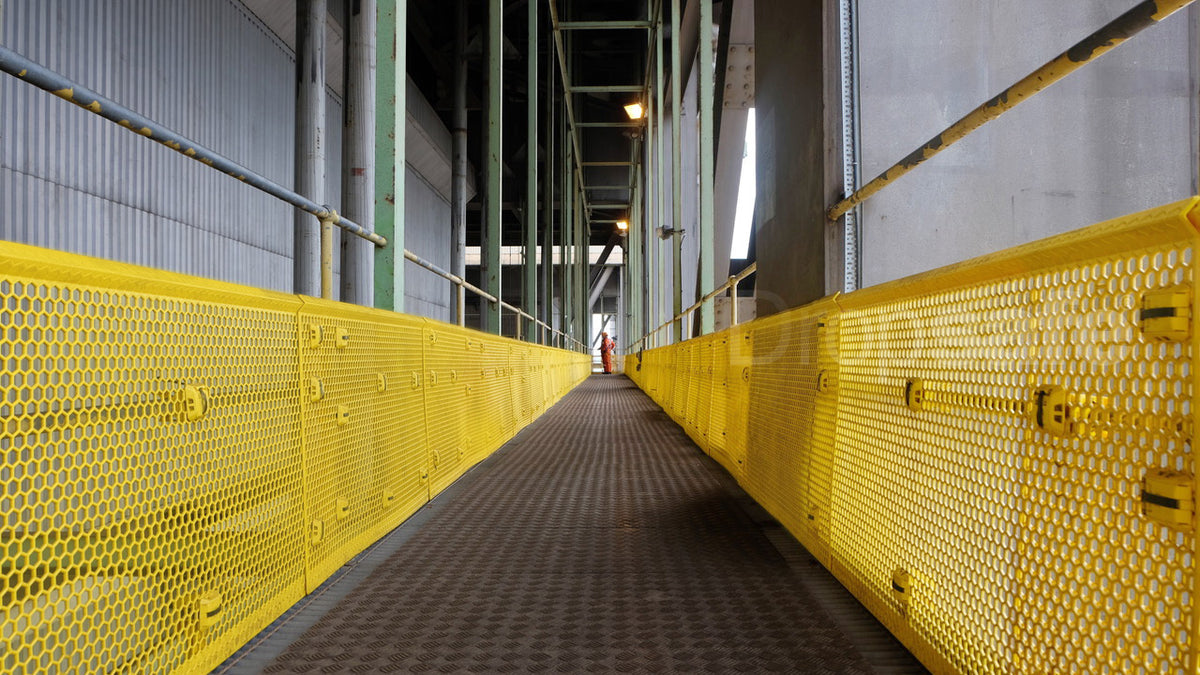Drop Zone Protection Dropsafe Barrier - Worksite Safety Barrier for Dropped Objects