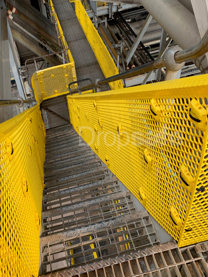 Drop Zone Protection Dropsafe Barrier - Worksite Safety Barrier for Dropped Objects