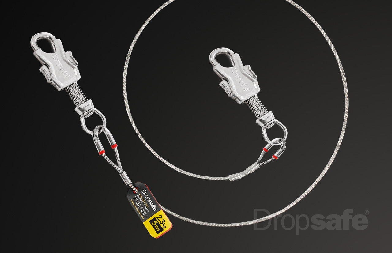 Corda Dropsafe, Trisafe duplo, talabarte de fio SUS316