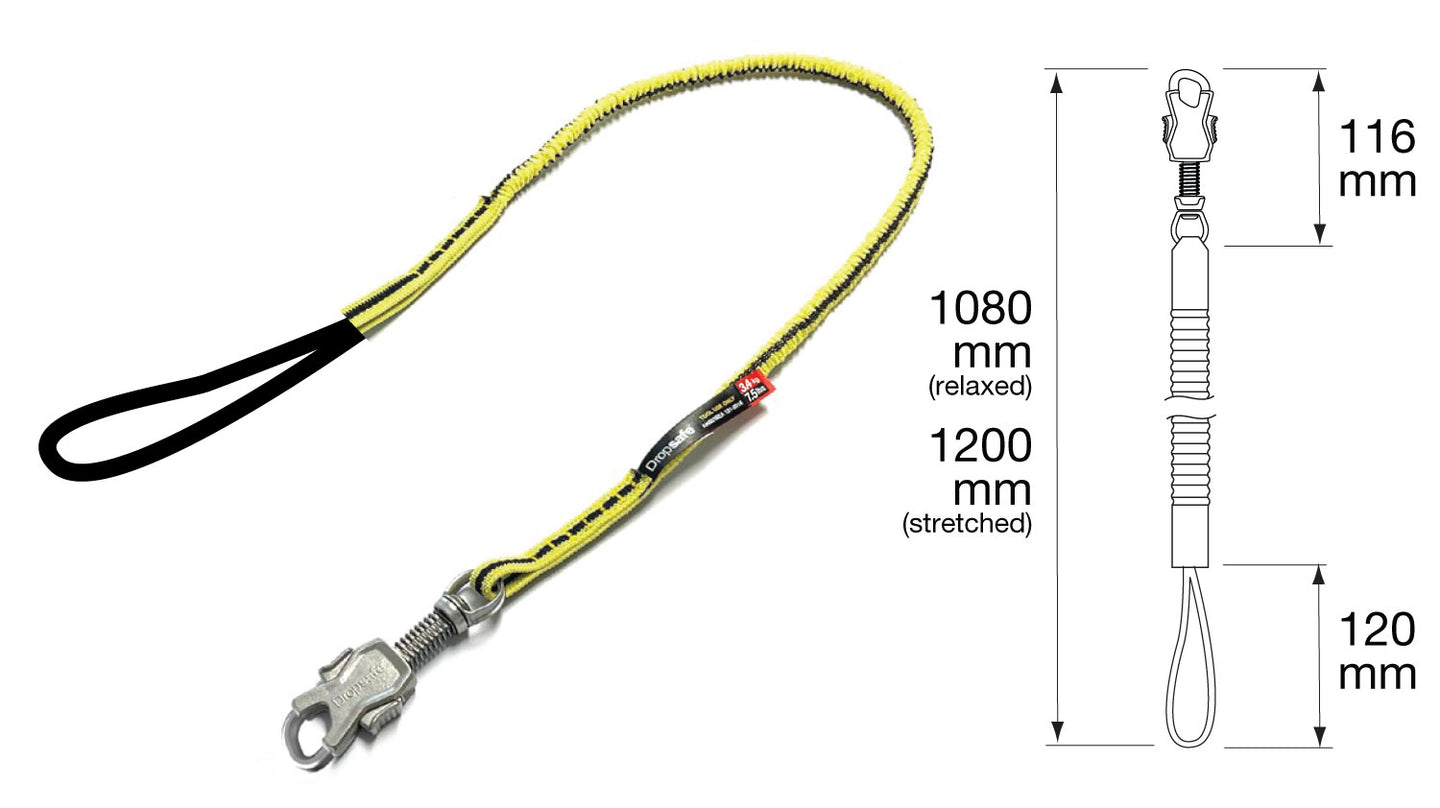 Corda Dropsafe, Trisafe + Cord Loop, Cordão Elástico