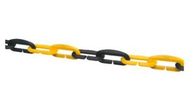 Barricade: Yellow & Black Chain - 20 meters (66')