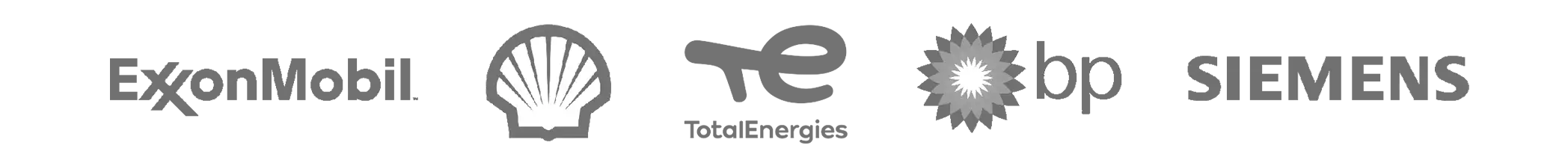 Gray shell logo with white shell emblem.